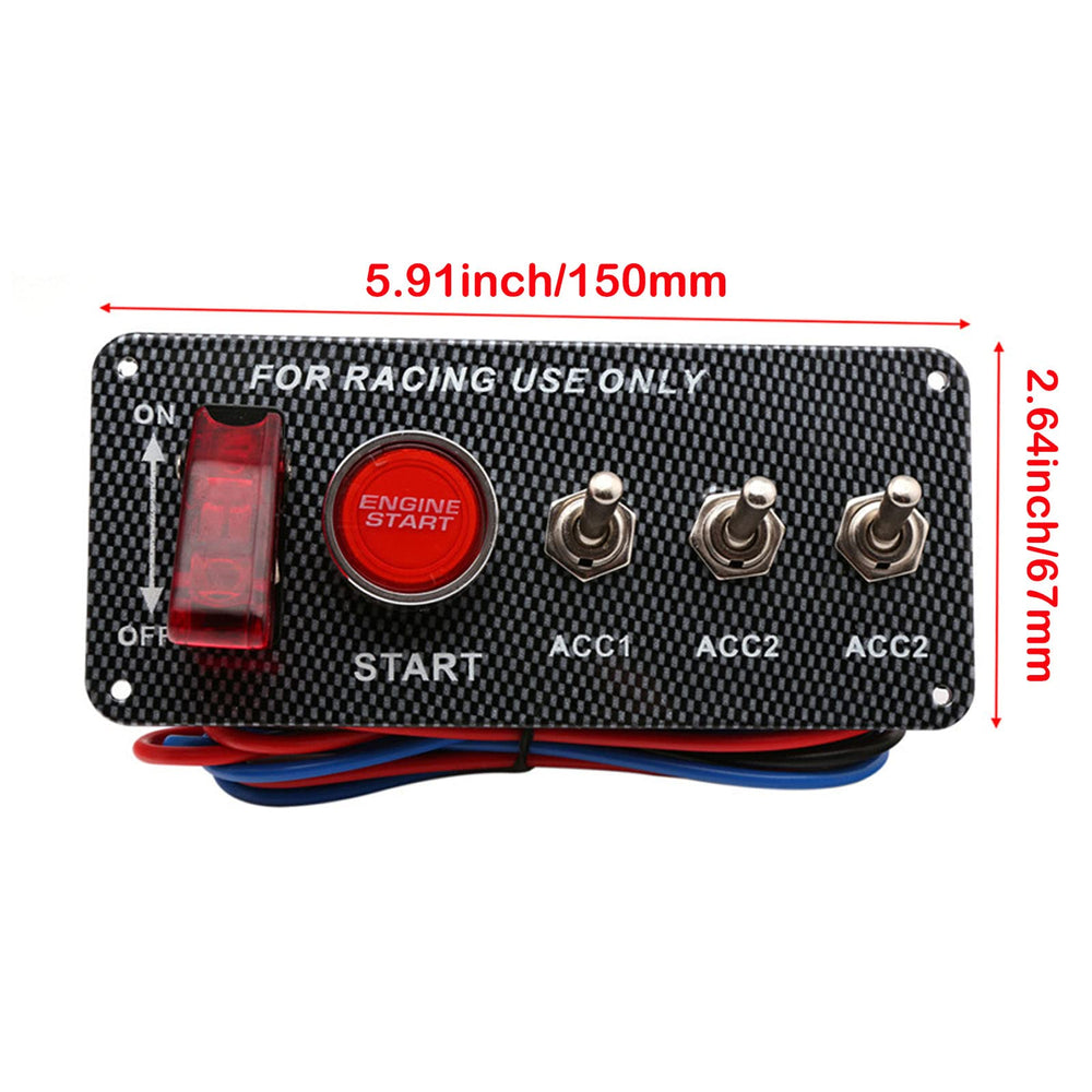 BLLYOGU toggle switches layout offering organized accessory control