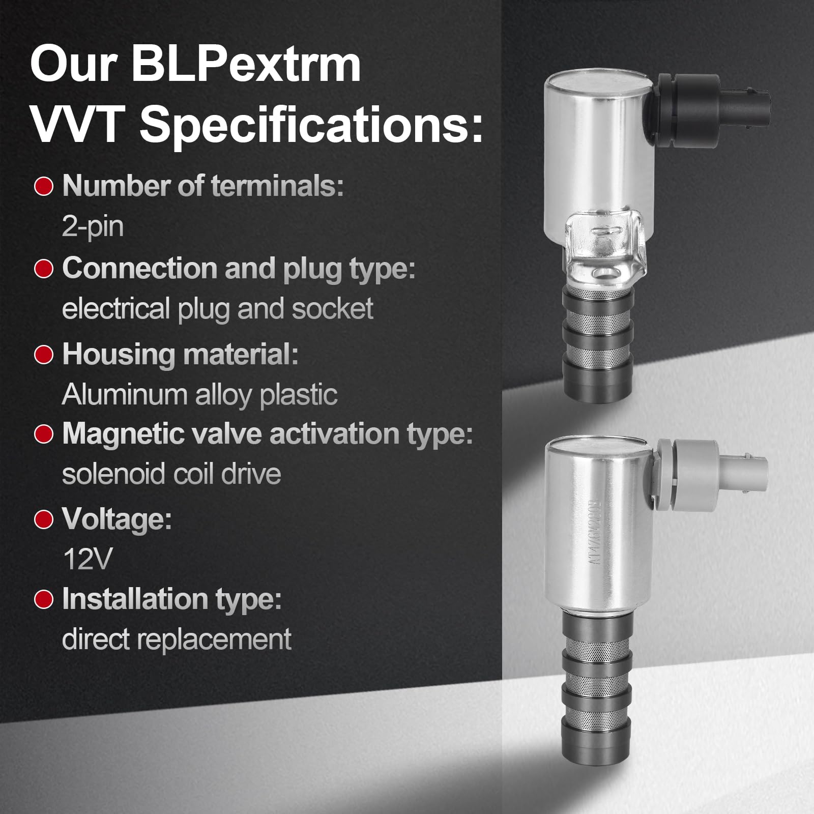 BLPextrm solenoid installed in F-150 engine bay demonstrating direct-replacement convenience