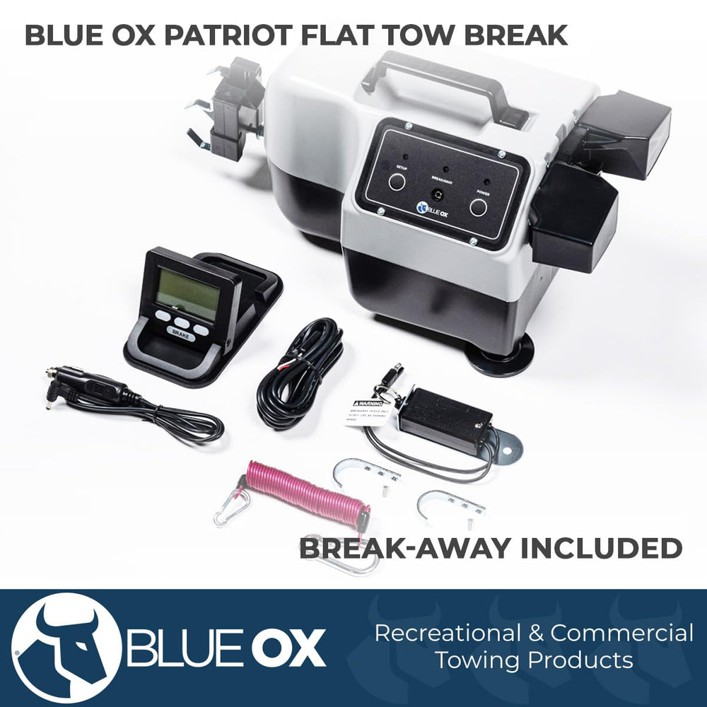 Blue Ox Patriot BRK2022 side view highlighting slim profile for tighter footwells benefit