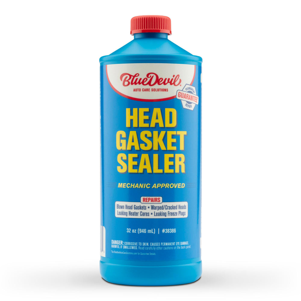 BlueDevil Products 38386 front label showing product name and volume and clear usage benefit
