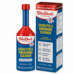 BlueDevil front bottle view showing product and benefits