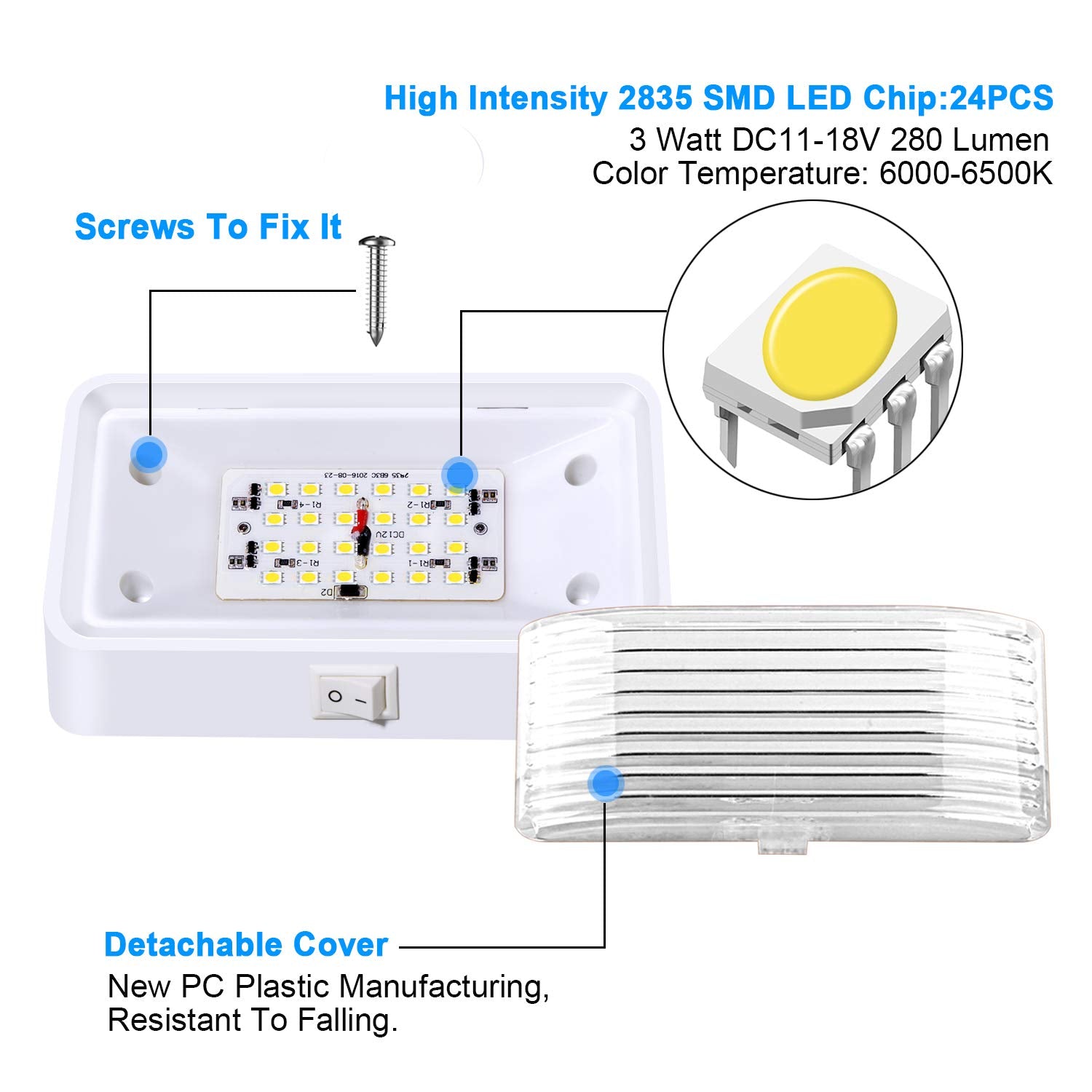 BlueFire built-in on/off switch detail for easy local control