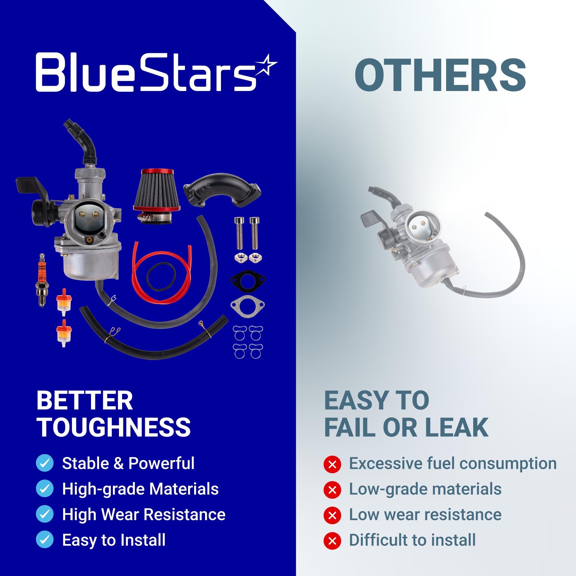 BlueStars mechanic installing kit outdoors to restore reliable ride performance