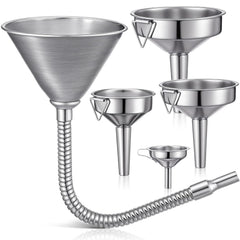 Blulu front view of funnel set showing complete kit and easy selection benefit