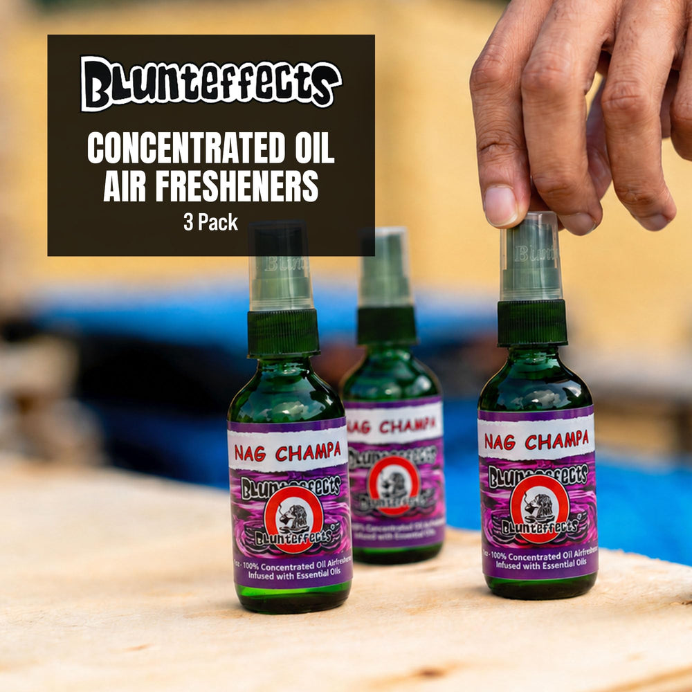 Blunteffects bottle spray nozzle close-up illustrating precise, concentrated spray