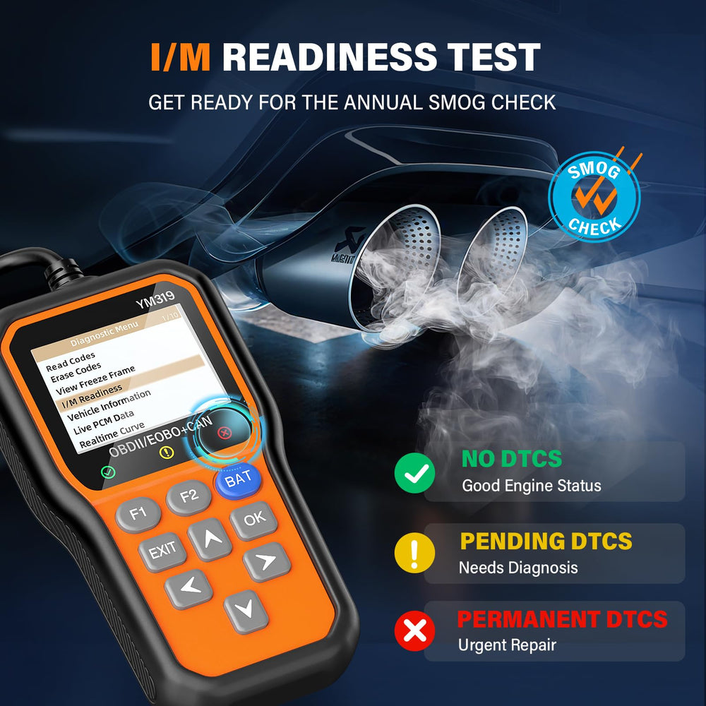 BluSon YM319 held in hand demonstrating compact size and portability for mobile use