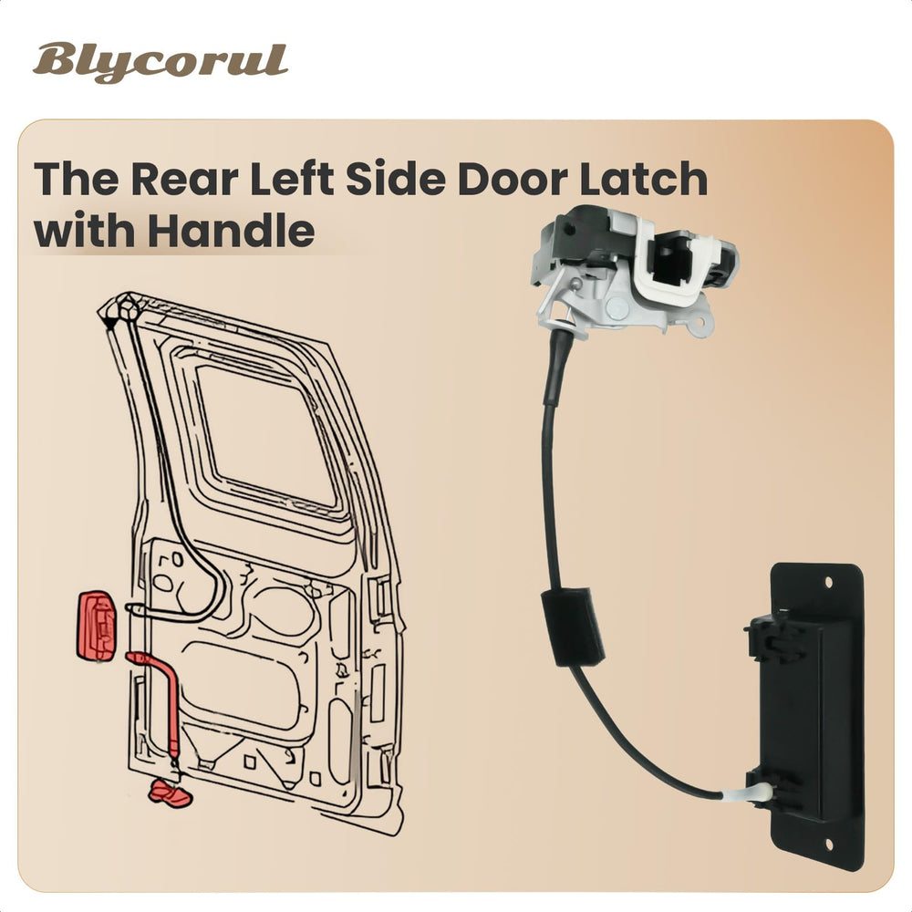 Blycorul latch mounting points side shot showing straightforward bolt alignment