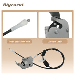 Blycorul side profile of latch highlighting robust design and strength benefit