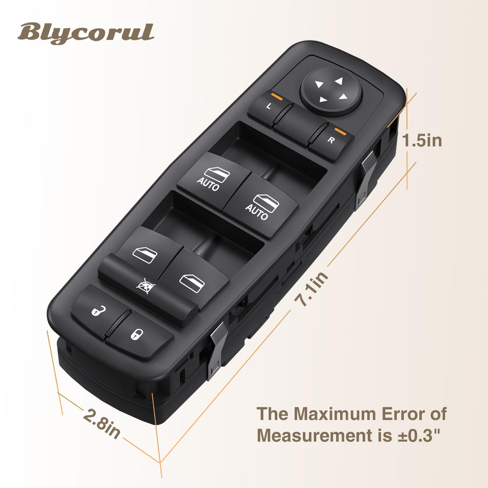 Blycorul switch in a dashboard lifestyle shot illustrating restored convenience