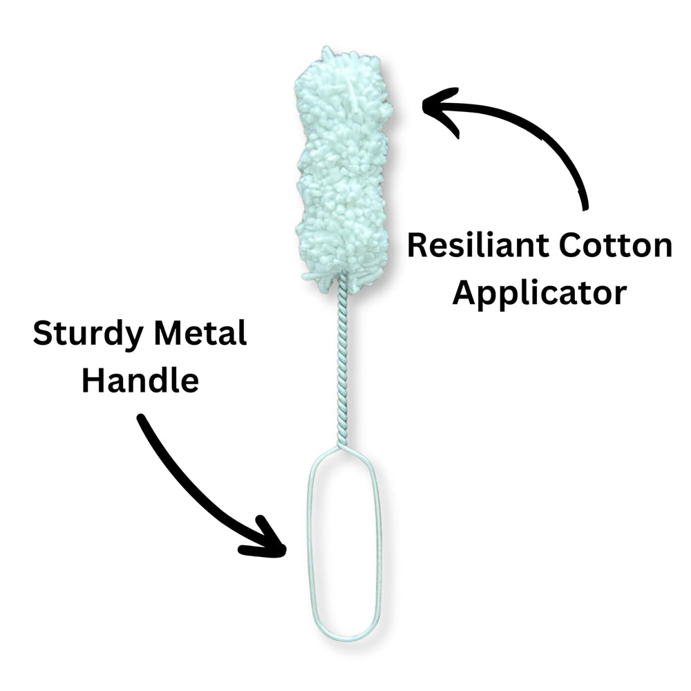 BMK Distributors lubricant on tire bead demonstrating smoother mounting and rim protection benefit