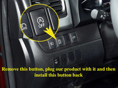 BODENLA installed behind dash near steering column showing factory-preserved wiring benefit