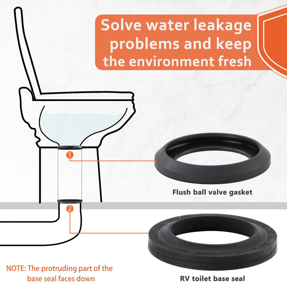 boeemi closet flange seal detail highlighting precision fit for Aqua Magic toilets