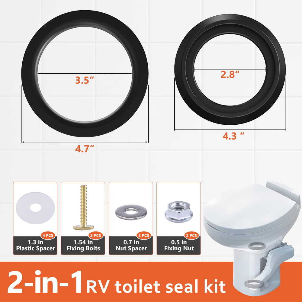 boeemi installed seal on toilet base showing secure fit and no leaks