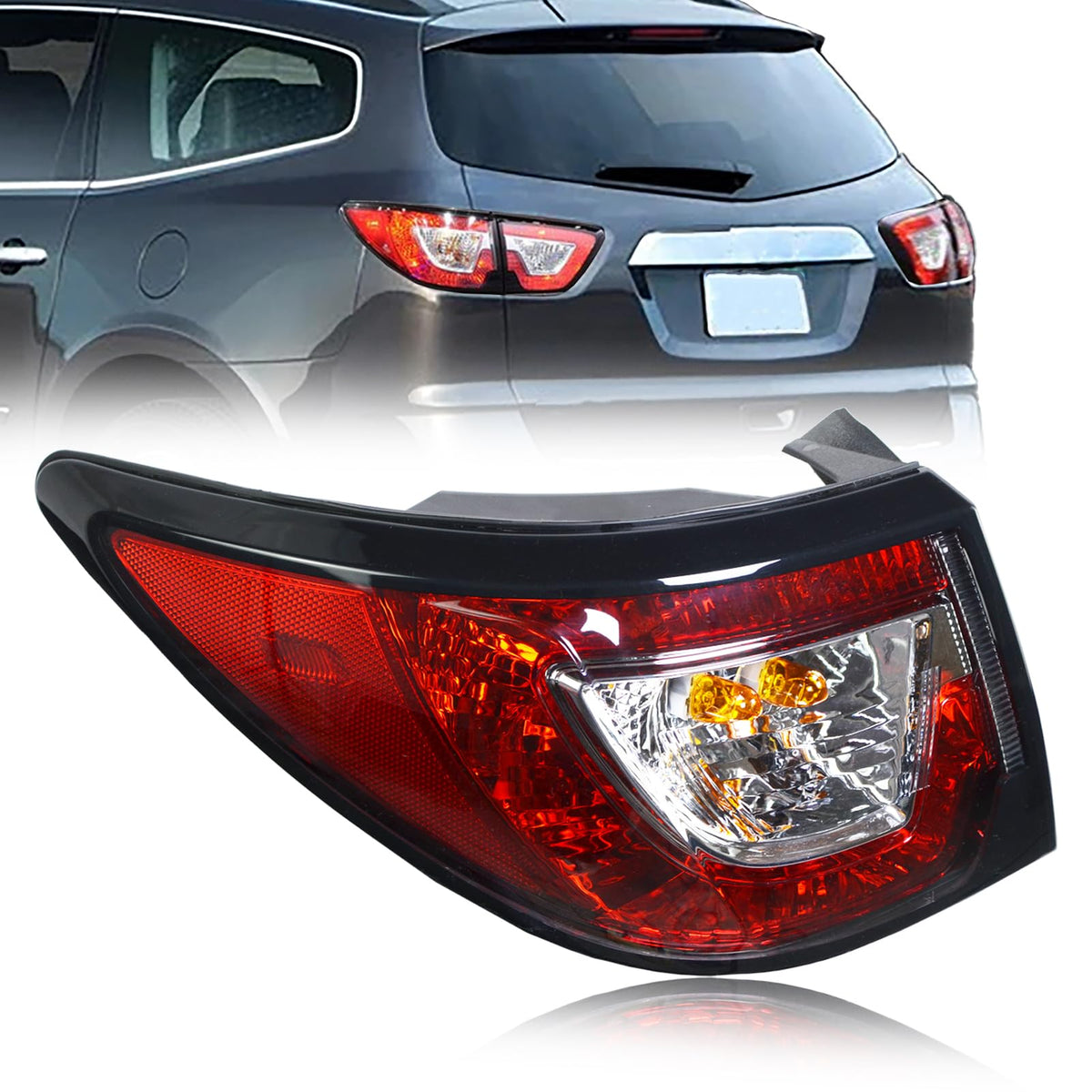 BOGYL left tail light front assembly showing fit and clean finish for easy replacement