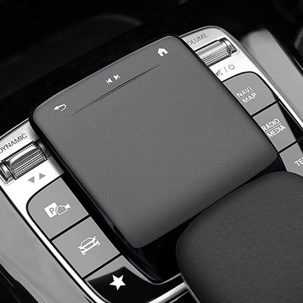 BOHISEN touchpad cover front view showing sleek black finish and protection