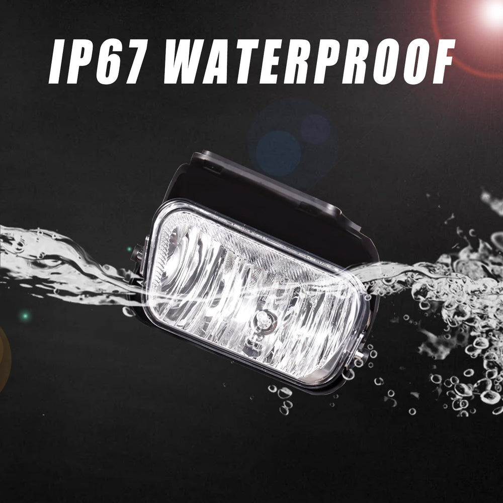 Boine fog light bulb and socket detail showing included 12V halogen and simple swap benefit
