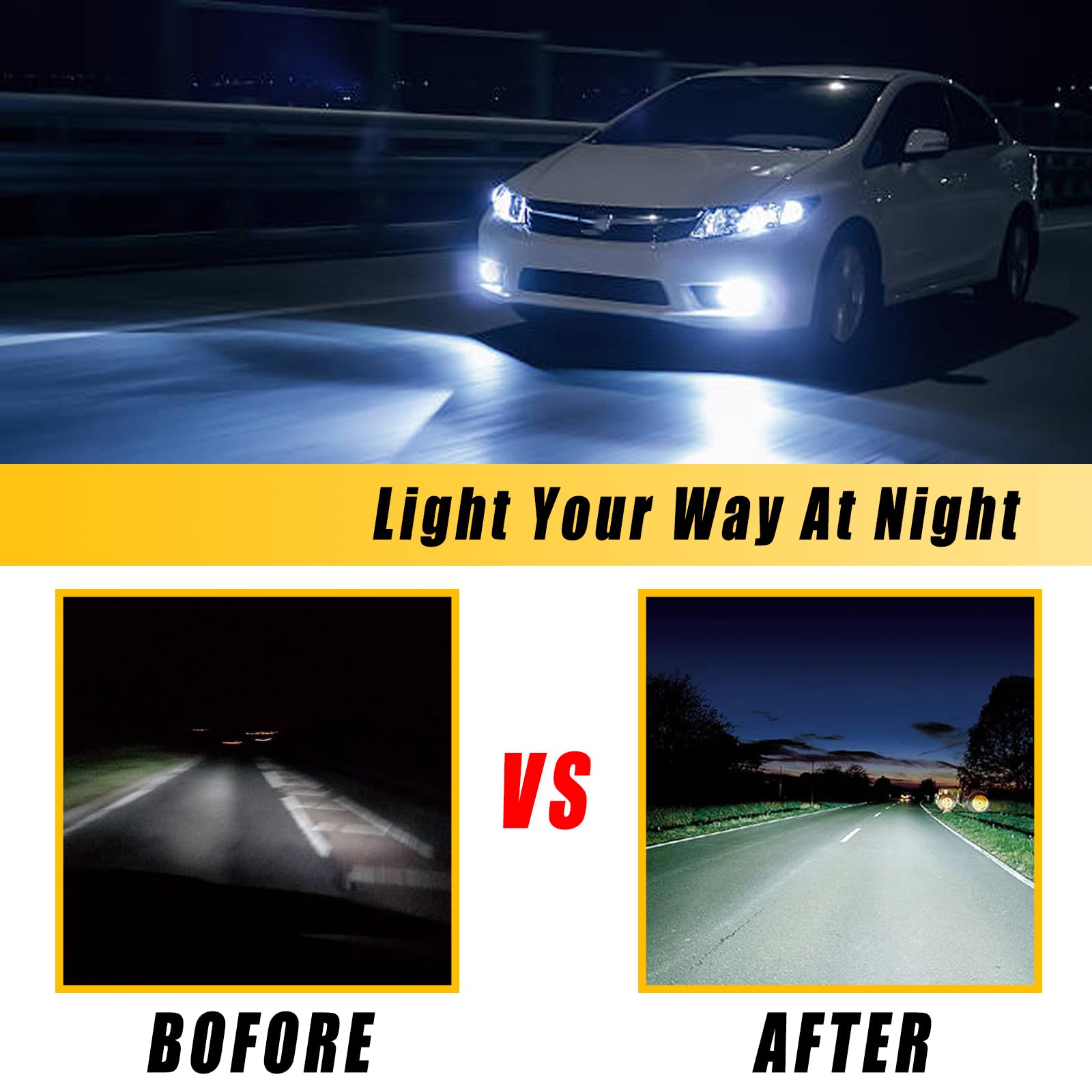 Boine fog light size comparison with ruler to confirm correct fitment and scale