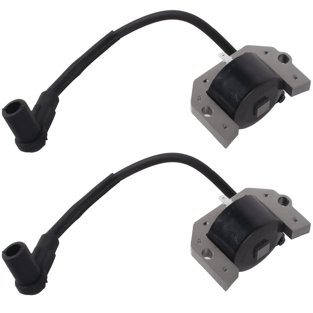 Boine ignition coil front view showing compact design and clear labeling for easy replacement
