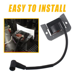 Boine ignition coil mounted on Kohler engine demonstrating direct-fit and improved starting