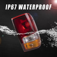 Boine left tail light backside with wiring connector illustrating plug-and-play benefit