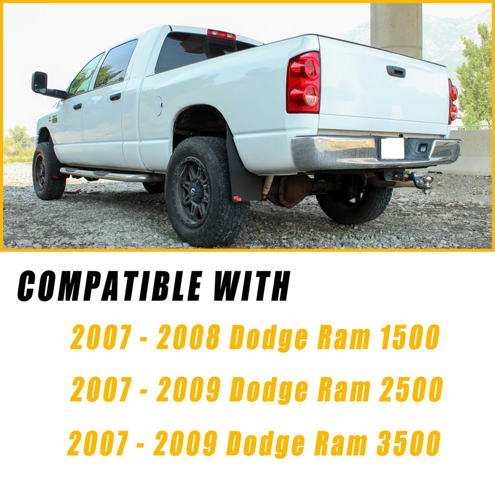Boine taillights on parked Dodge Ram showing restored rear visibility