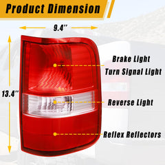 Boine tail light close-up of lens texture demonstrating durable ABS construction