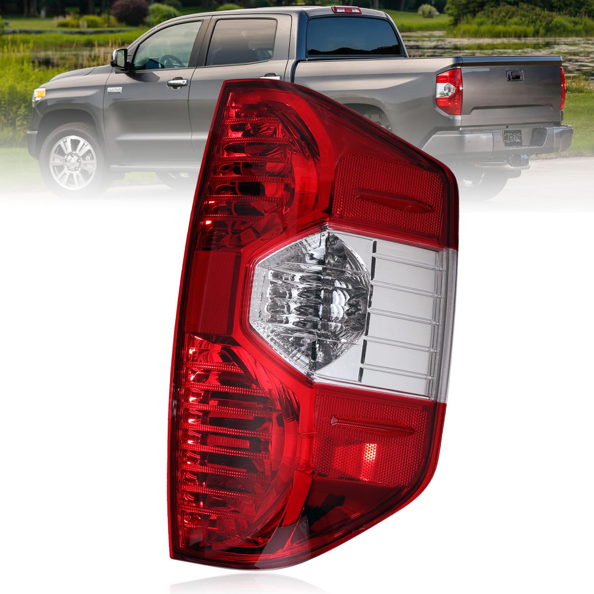 Boine front housing view showing clean lens and OEM-style finish for improved rear visibility