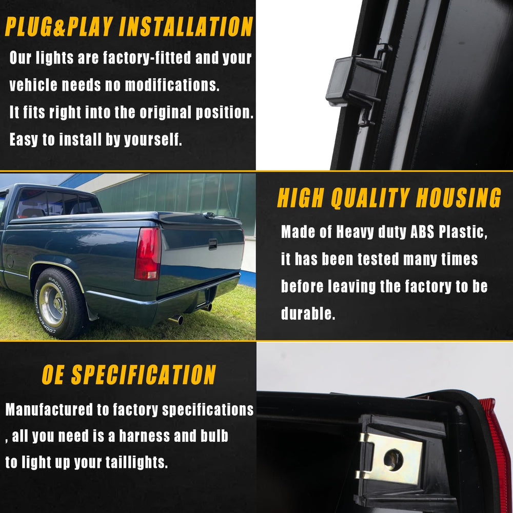 Boine taillight mounted on classic Chevy truck demonstrating direct-fit appearance