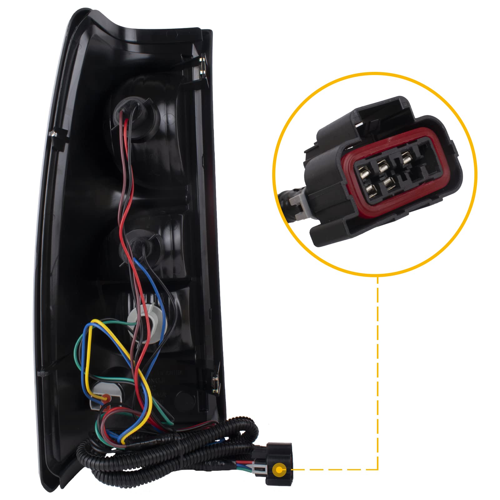 Boine taillight beside ruler showing scale for correct sizing benefit