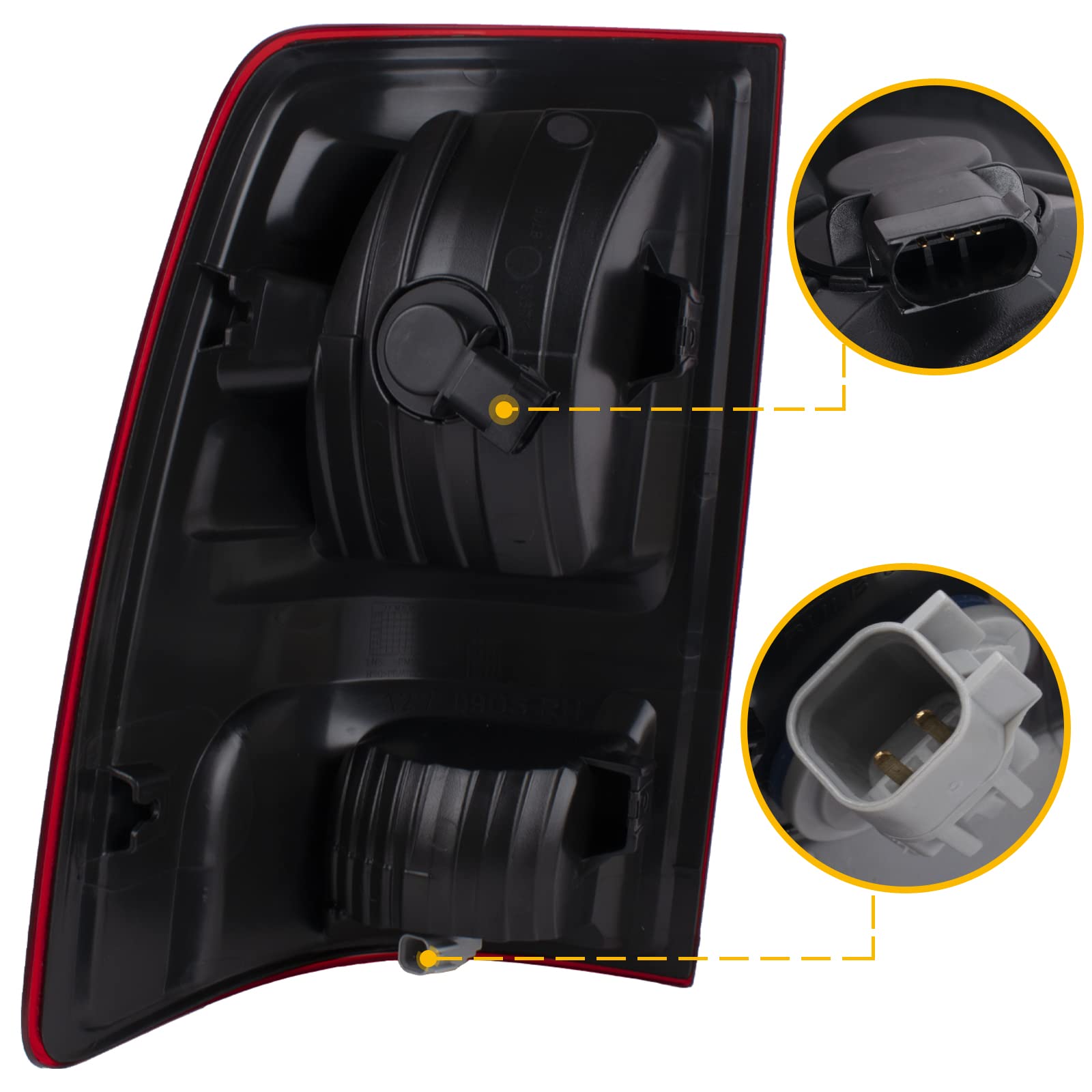 Boine tail lights installed on Dodge Ram showing proper fitment