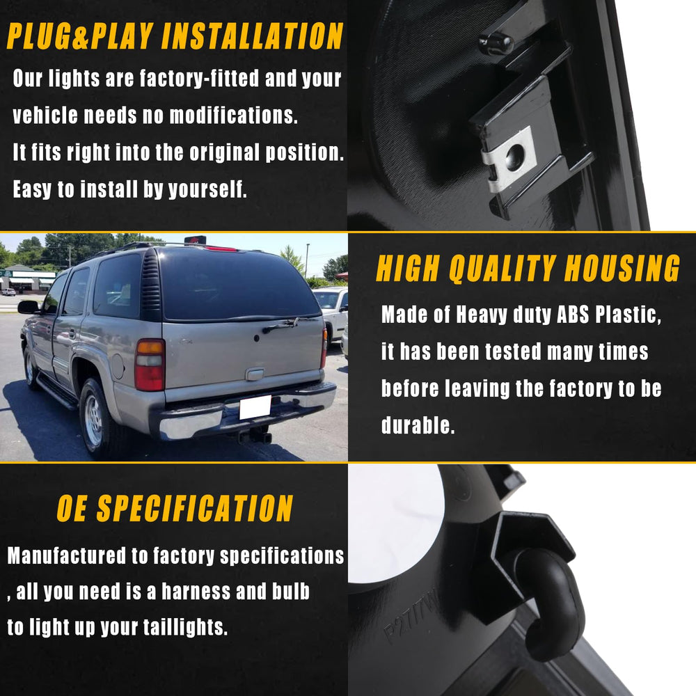 Boine taillight installed on a Tahoe demonstrating correct fit and restored rear lighting