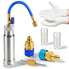 Boltigen injector kit front view showing compact construction and easy storage benefit