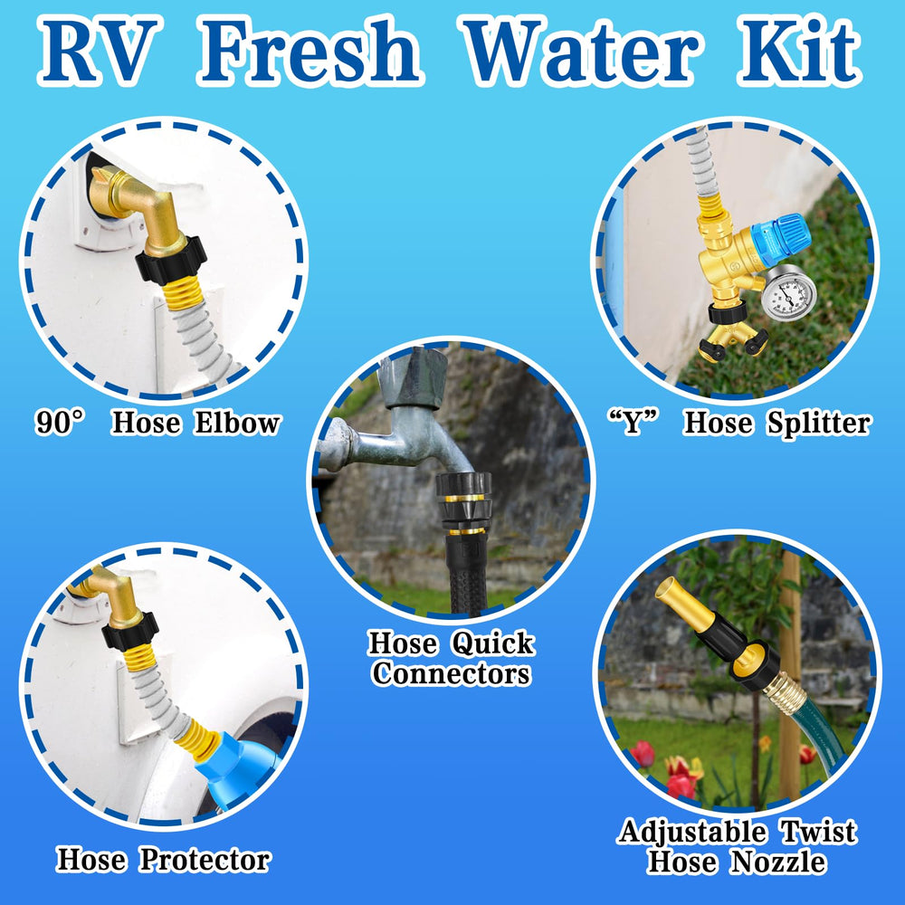 Boltigen adjustable nozzle and hose protector for spray control and durability