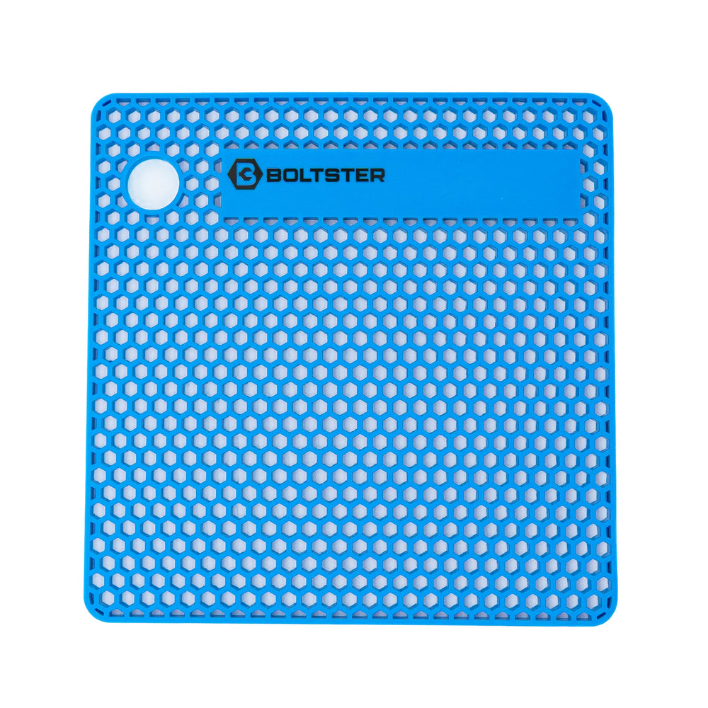 Boltster closeup of textured silicone surface offering secure nonmagnetic hold