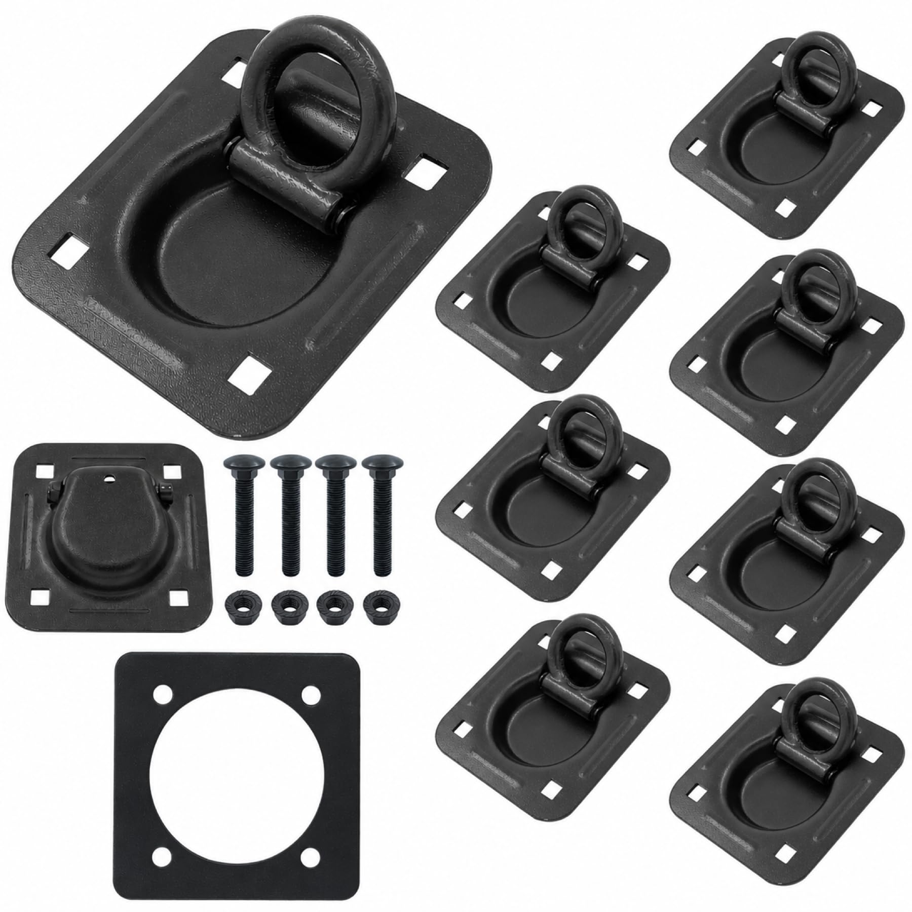 Bolvixor front pack showing four anchors and hardware for immediate installation