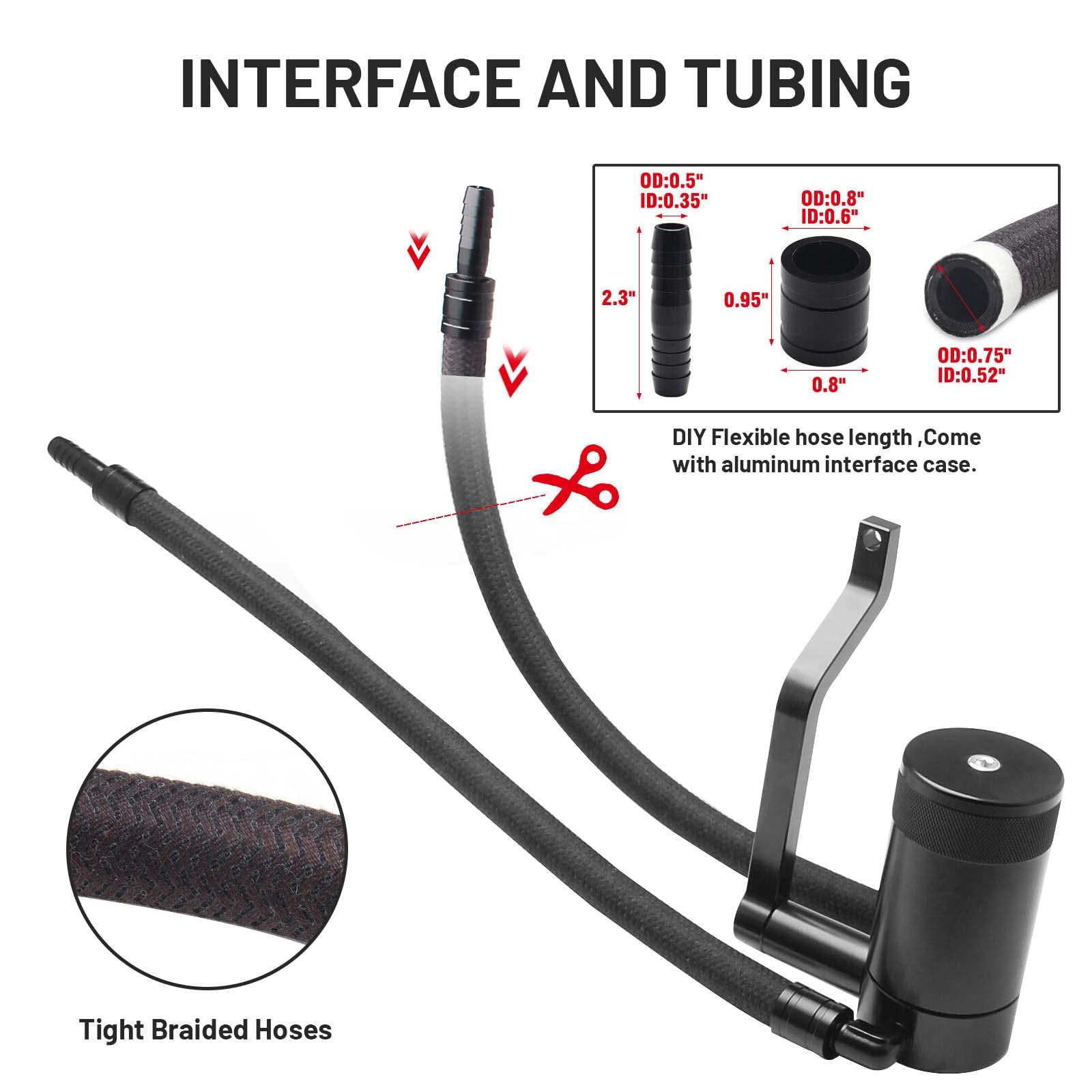 BOMLING drain port and cap detail for quick, mess-free oil removal