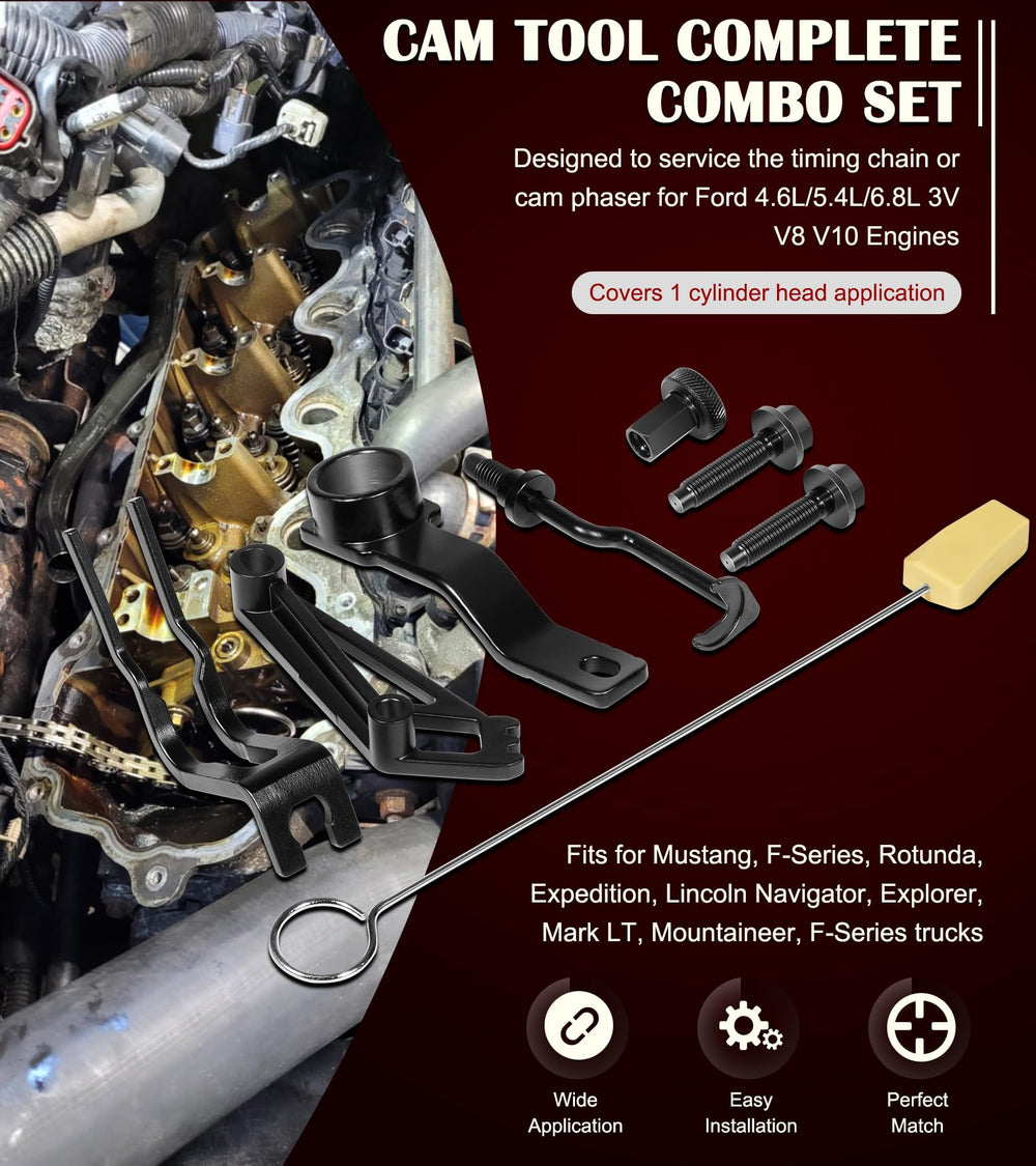 Bonbo cam phaser holder detail locking camshaft for accurate timing service