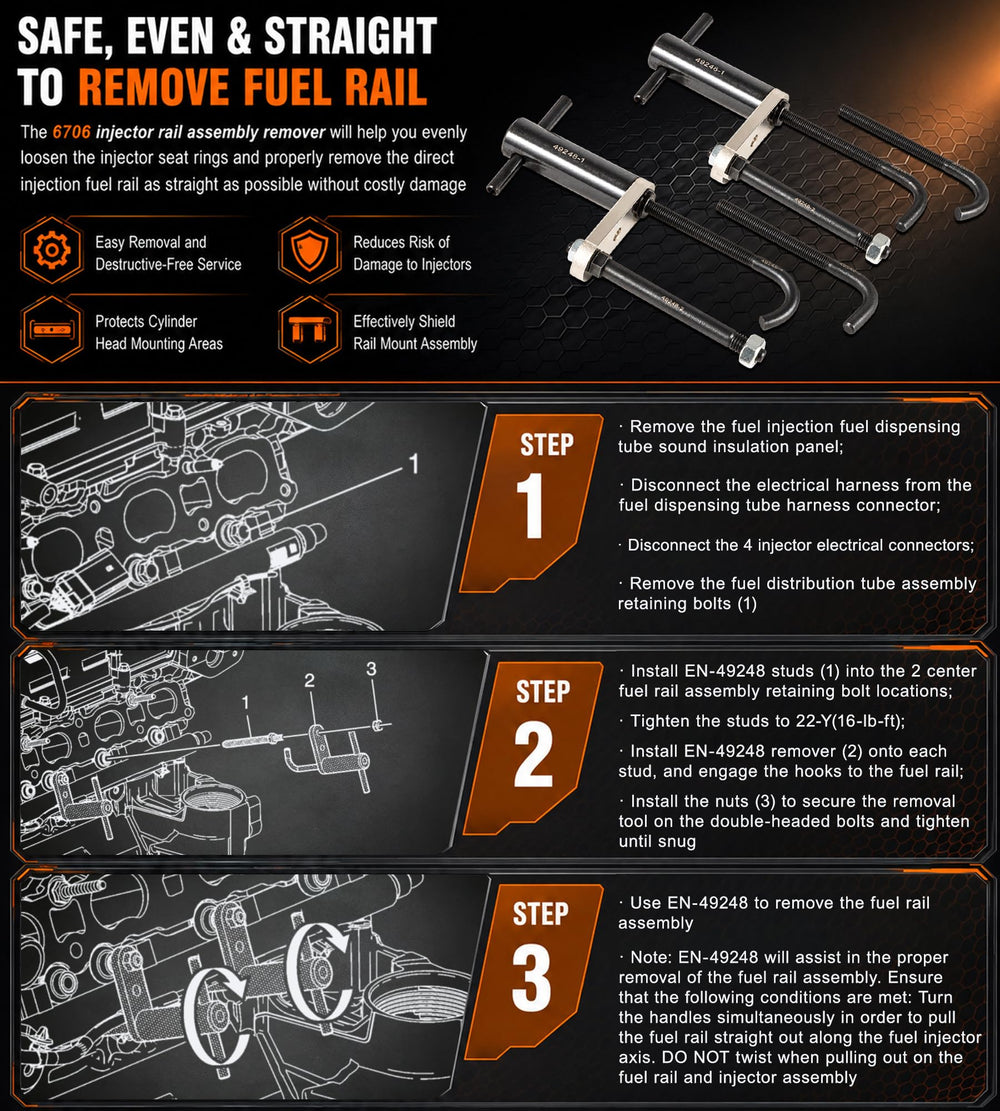 Bonbo long and short seal guides side-by-side for multi-engine compatibility advantage
