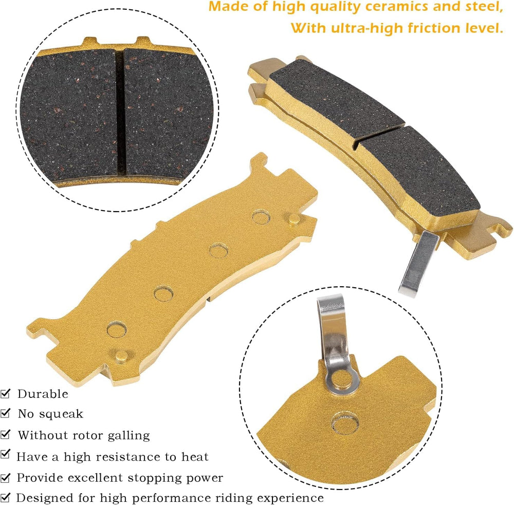 Bonbo ceramic pad close-up of friction surface showing texture and heat-resistant design