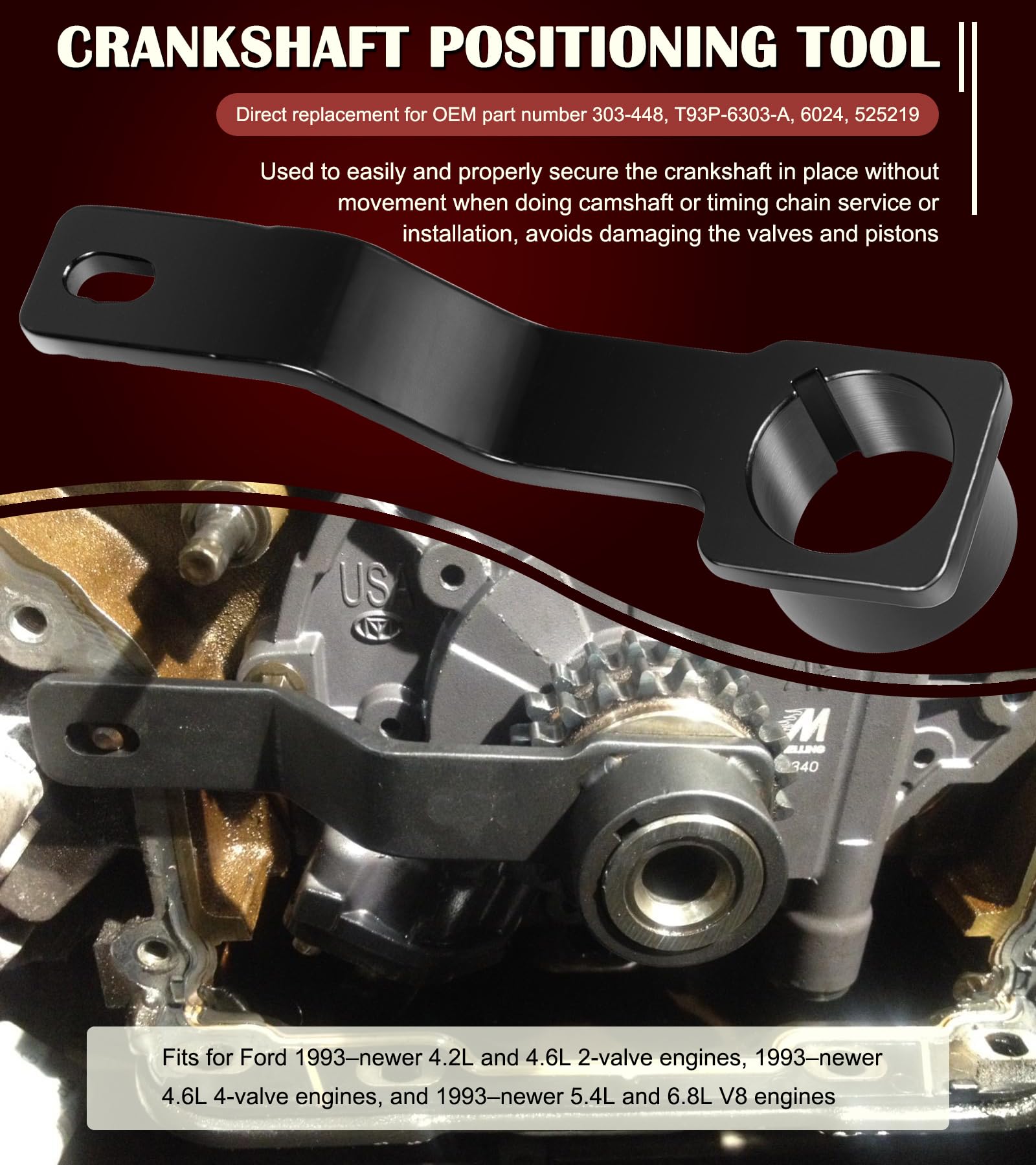 Bonbo pulley bolts and hardware image securing crank pulley without slipping