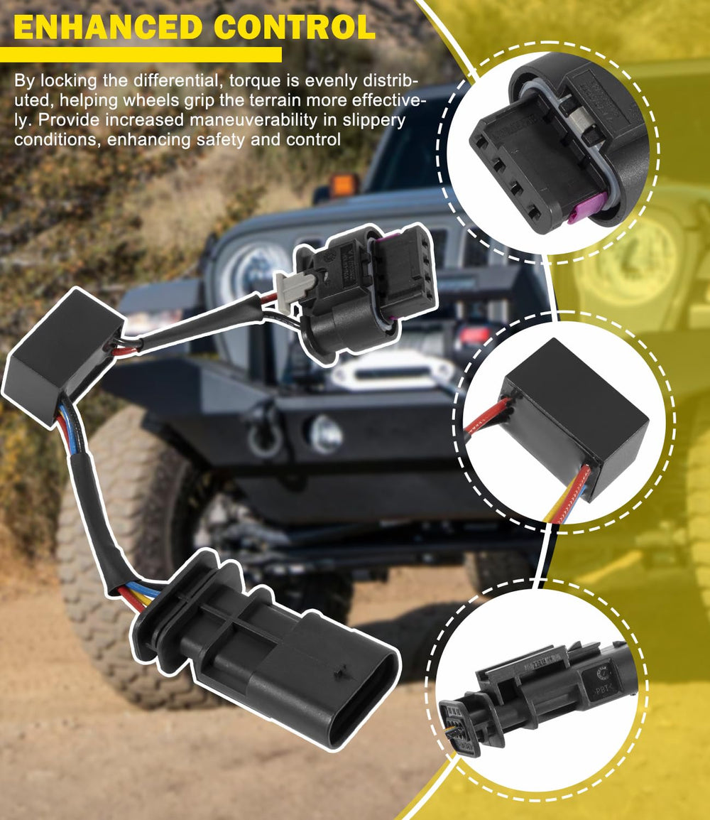 Bonbo plugging connector in-between harnesses illustrating tool-free swap