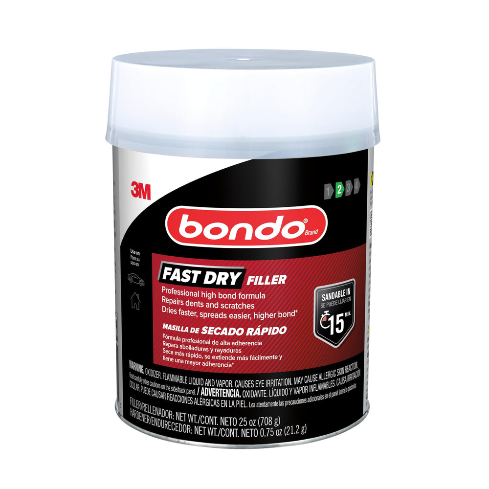 bondo applied to car panel showing fast repair workflow benefit