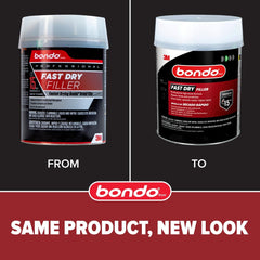 bondo open filler texture close-up shows smooth spreadability benefit