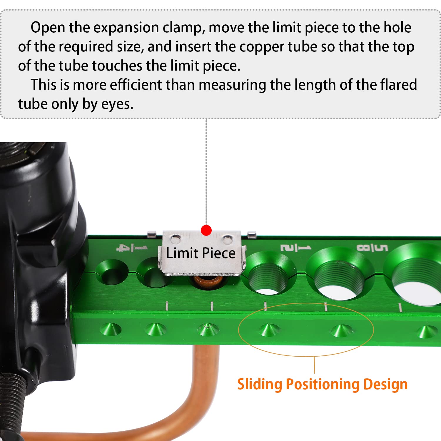 Bonvoisin tool flaring copper tube on HVAC line, speeds on-site installation