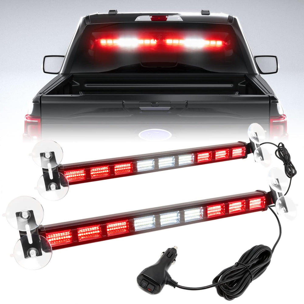 BooYu strobe front view showing full LED array and bright visibility