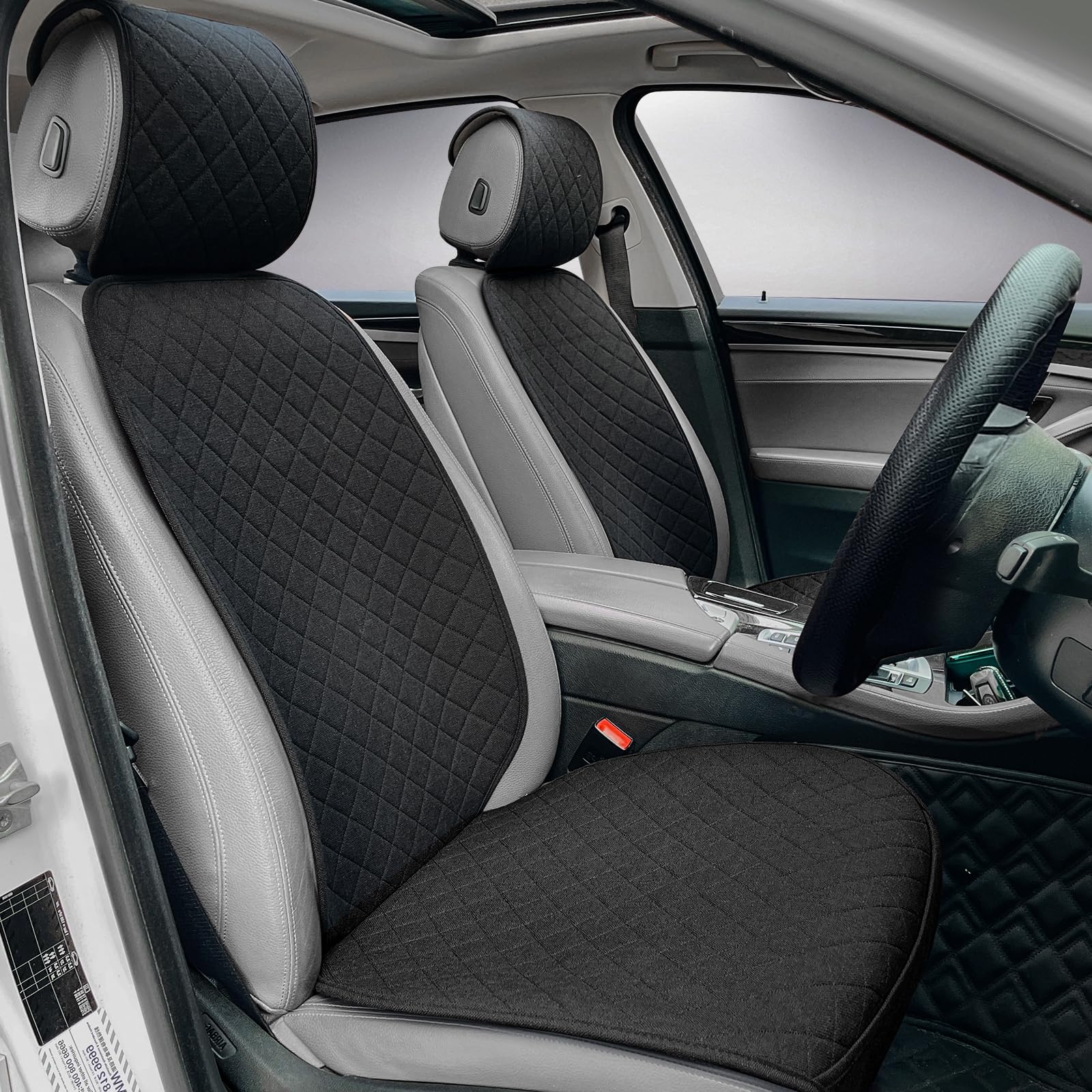 BOPUOVRE front seat cover full view showing clean protection