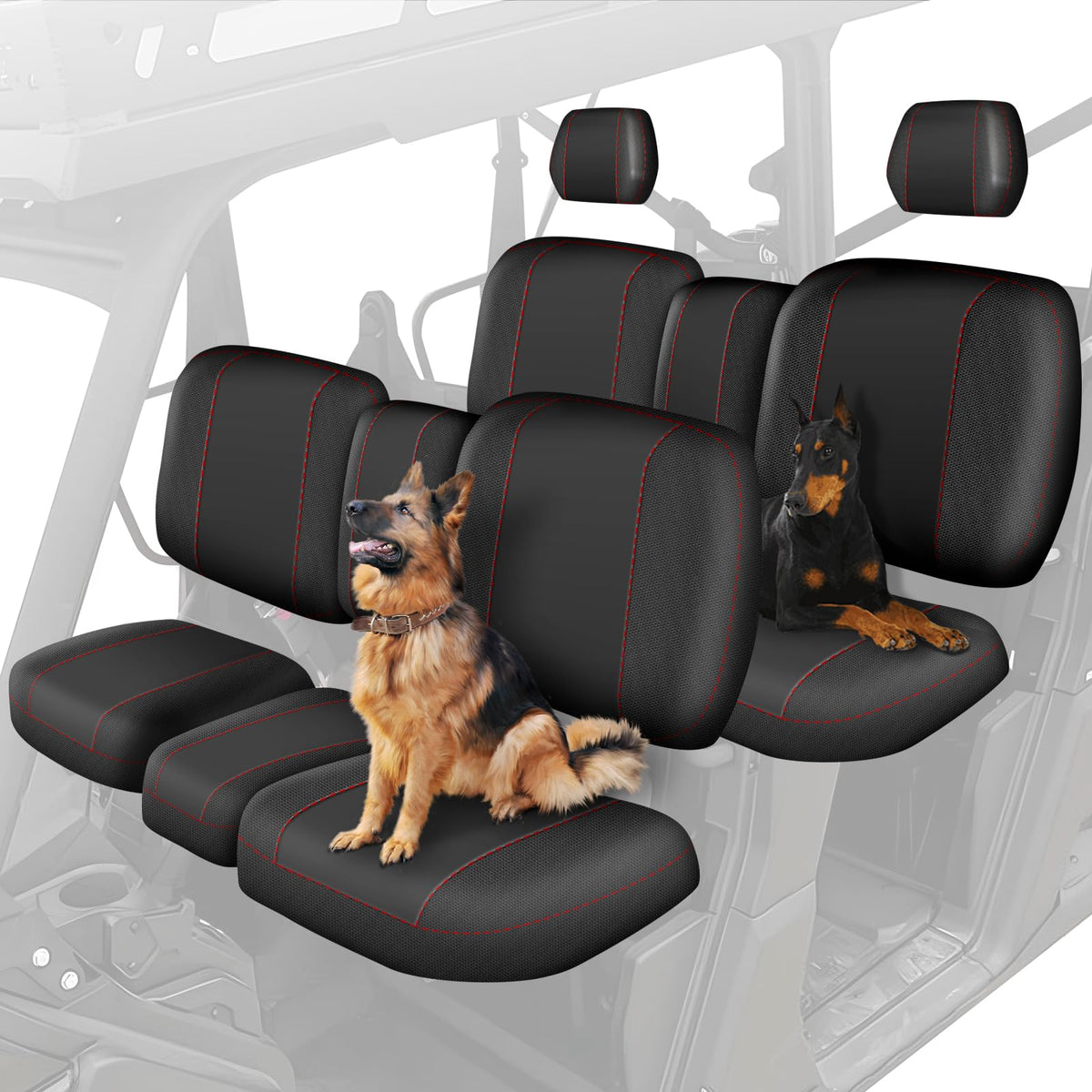 BORDAN front seat full coverage protecting upholstery from dirt and water