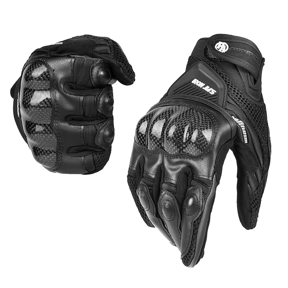 BORLENI front view of gloves shows full-finger protection and durable fit