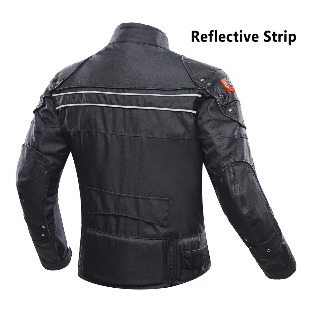 BORLENI jacket on mannequin showing size and scale for proper fit benefit