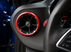 BORUIEN installed on center console vent preserving airflow control